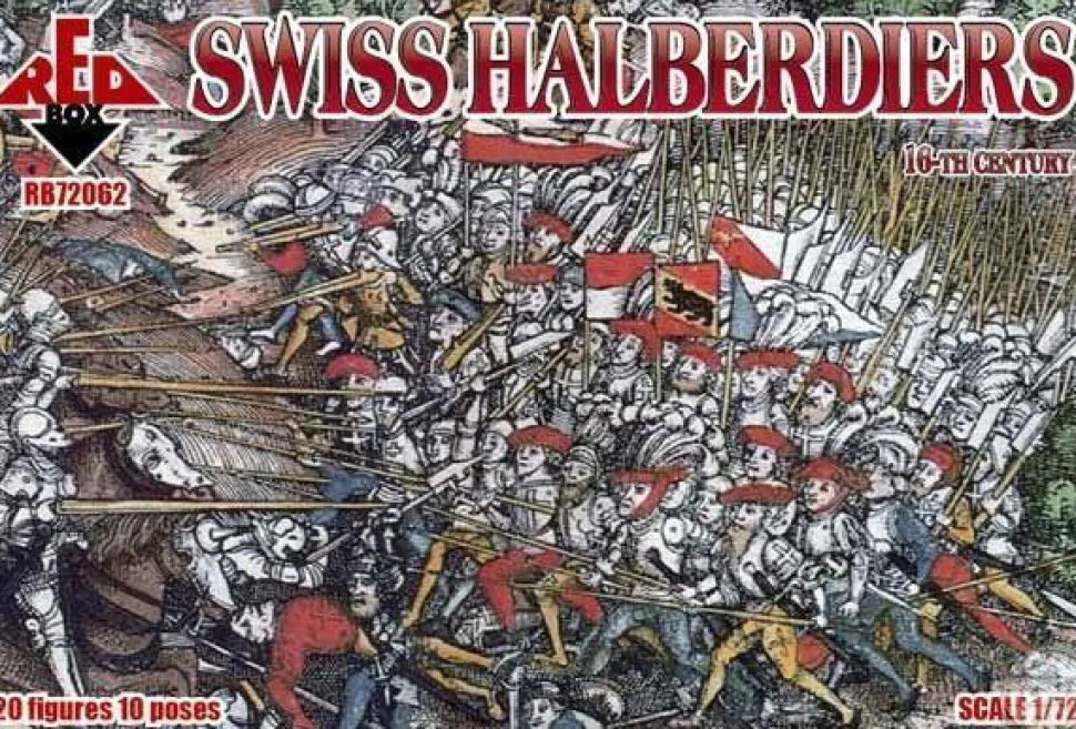 Swiss halberdiers, 16th century - 1:72e - Red Box - Red Box