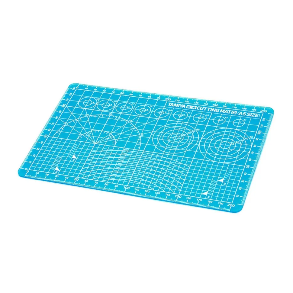 Tapis de coupe A5 bleu - Tamiya