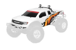 Team Corally - Carrosserie polycarbonate - MAMMOTH SP - Imprimée Blanc - Découpée - Team Corally