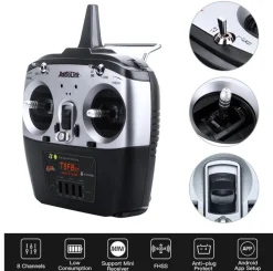 T8FB BT (Bluetooth) 8 voies M1 avec récepteur R8EF - RadioLink Be