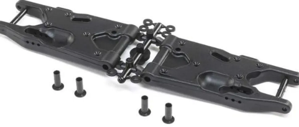 TLR Rear Arm Set w/Inserts : 8X, 8XE 2.0 - Losi - TLR