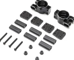 TLR Rear Hub, Aluminum : 8X, 8XE 2.0 - Losi - TLR