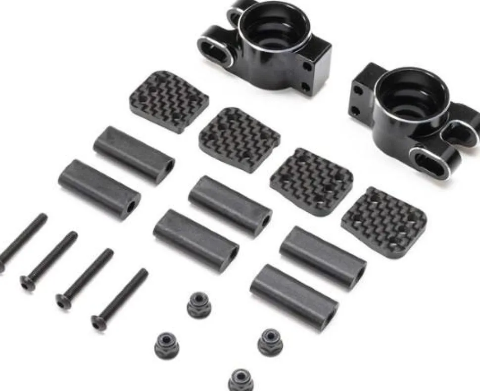 TLR Rear Hub, Aluminum : 8X, 8XE 2.0 - Losi - TLR