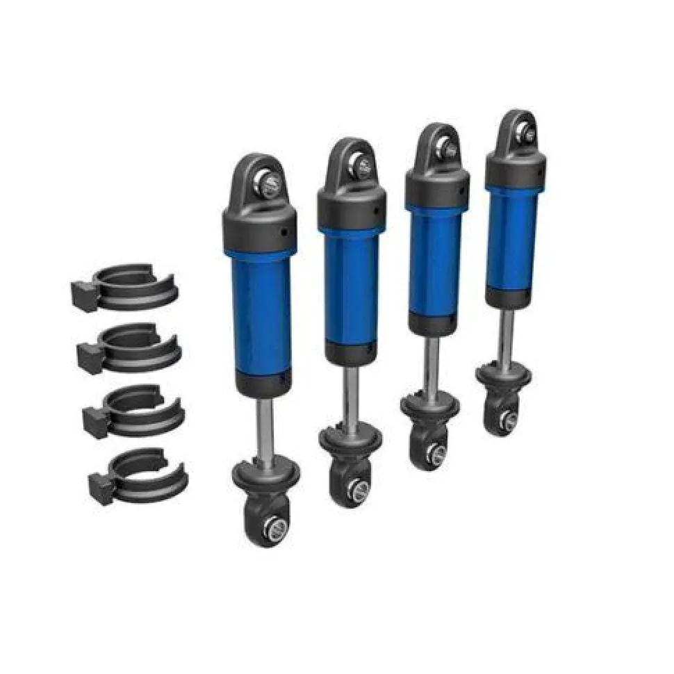 Traxxas Amortissuers Alu Andisés Bleus (par 4) TRX-4M - Traxxas