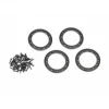 Traxxas Anneaux 2.2 Aluminium Noir (X4) - Traxxas
