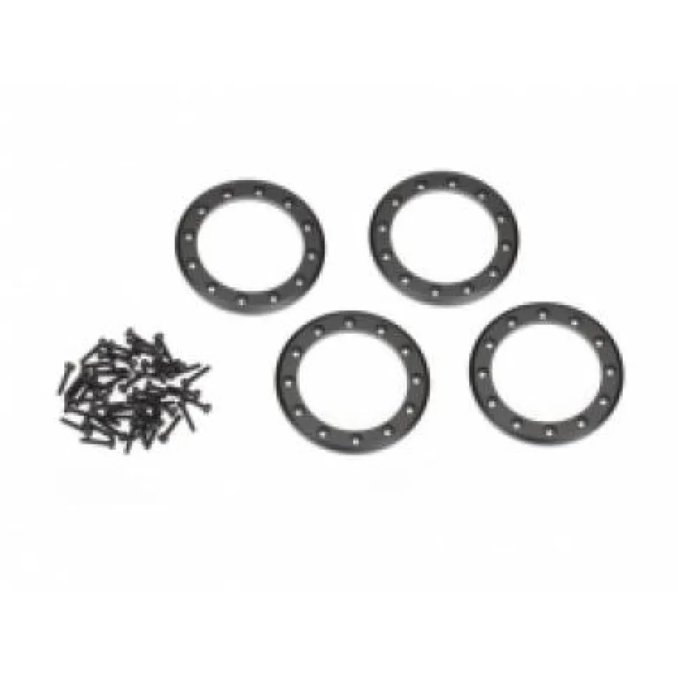 Traxxas Anneaux 2.2 Aluminium Noir (X4) - Traxxas