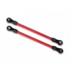 Traxxas Biellettes De Suspension Avant Inferieur Acier Rouge (2) - Traxxas