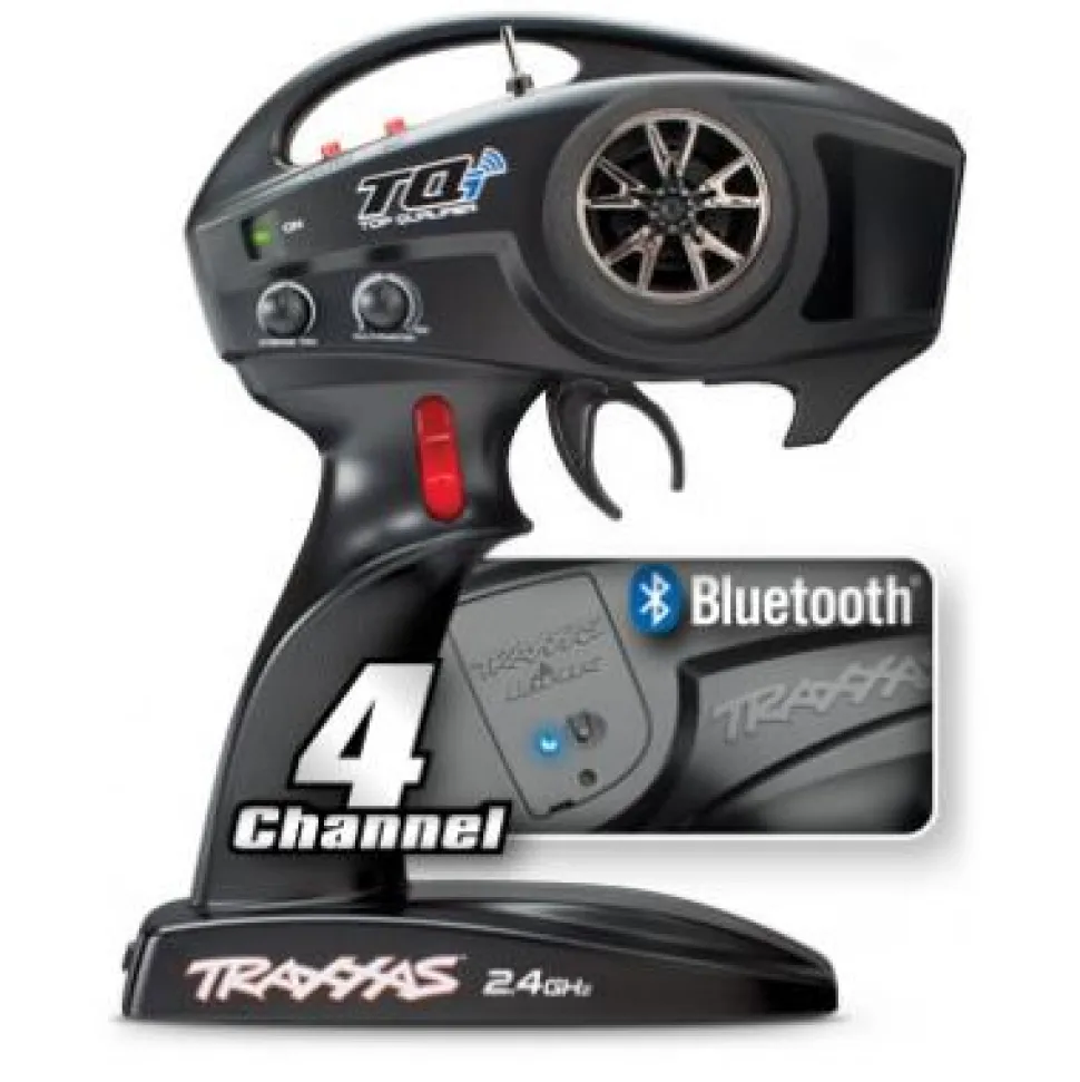 Traxxas Emetteur Tqi High 2.4 Ghz Wireless 2 Voies Avec Recepteur 5 Voies Tsm - Traxxas