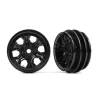 Traxxas Jante 1.0 Noires (par 2) TRX-4M - Traxxas
