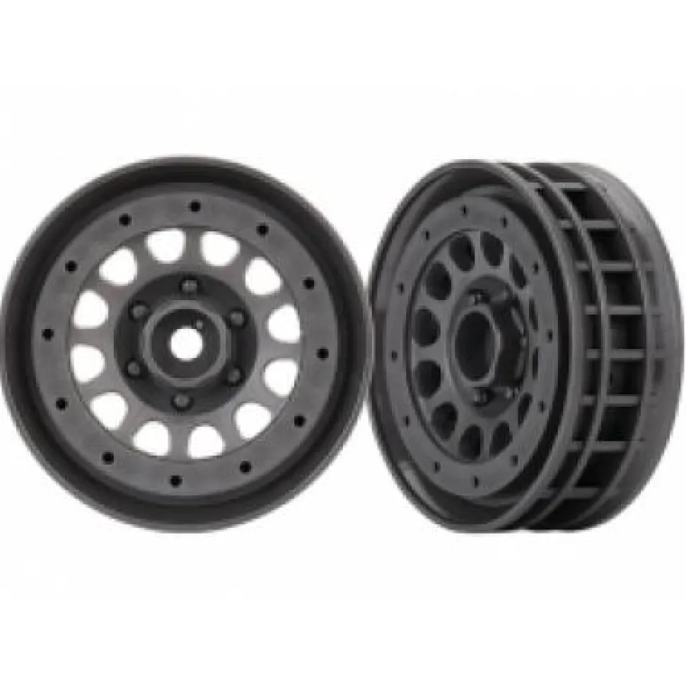Traxxas Jantes Chromees Gris Anthracite Method 105 1.9 (X2) - Traxxas