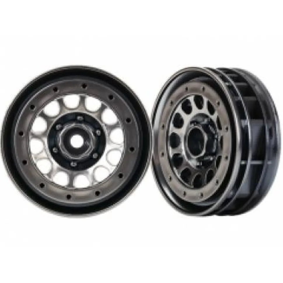Traxxas Jantes Chromees Noire Method 105 1.9 (X2) - Traxxas