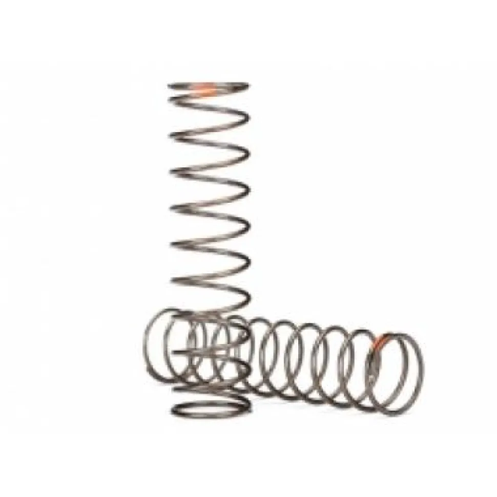 Traxxas Ressorts amortisseurs (finition naturelle) (GTS) (taux de 0,39, bande orange) (2) - Traxxas