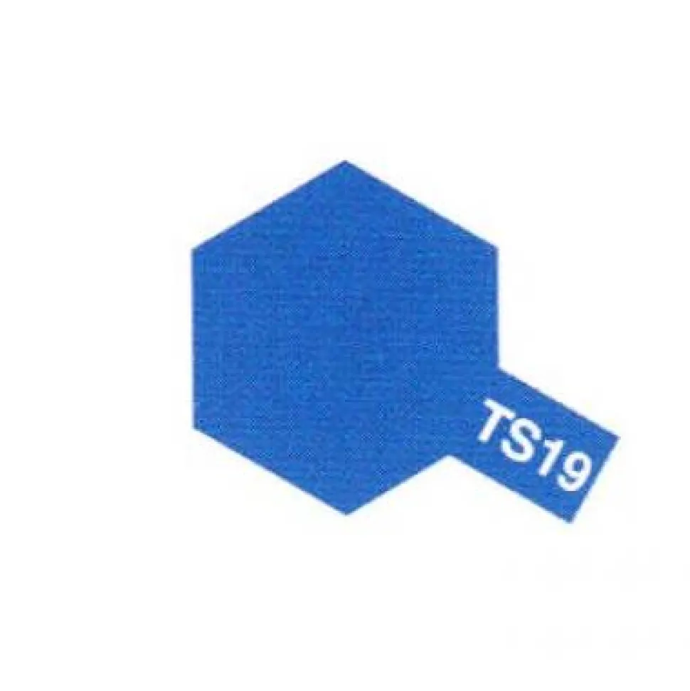 TS19 - Bombe aérosol - 90 ml : Bleu Métallisé - Tamiya