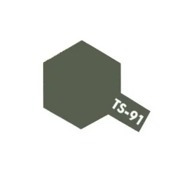 Ts91 - Bombe aérosol - 100ml : Vert Foncé JGSDF - Tamiya