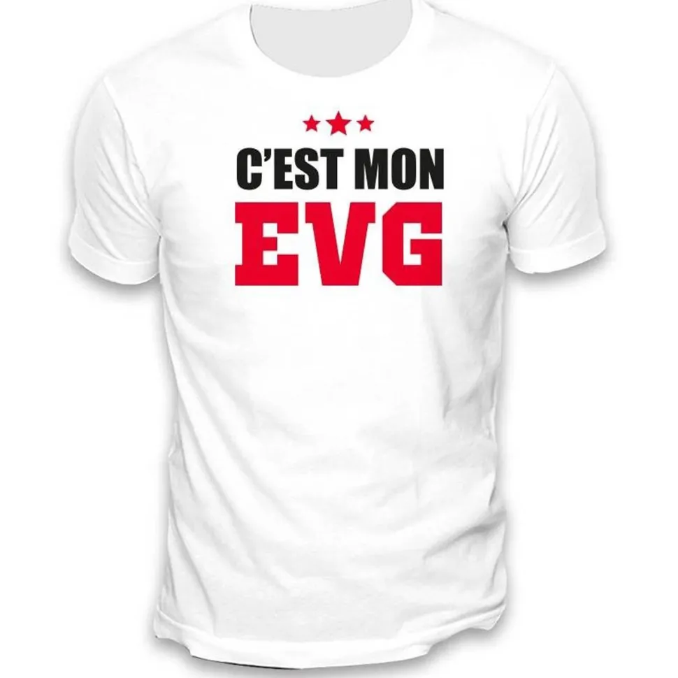 T-Shirt signatures C'est mon EVG avec feutre - RueDeLaFete
