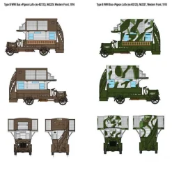 Type B WWI Bus "Pigeon Loft - 1:72e - Roden - Roden