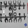 Ultra Shocks (grey) (long) (complete w/ spring pre-load spacers & springs) (2) - Traxxas