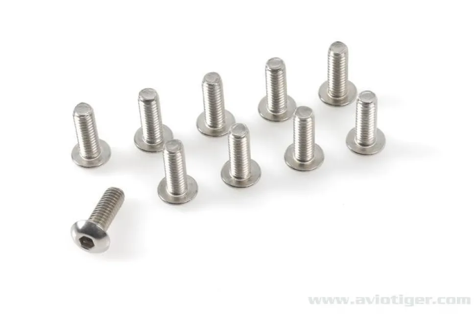 Vis Bombe 6 Pan M4X6 Inox (10) - GF-0203-008 - Gforce