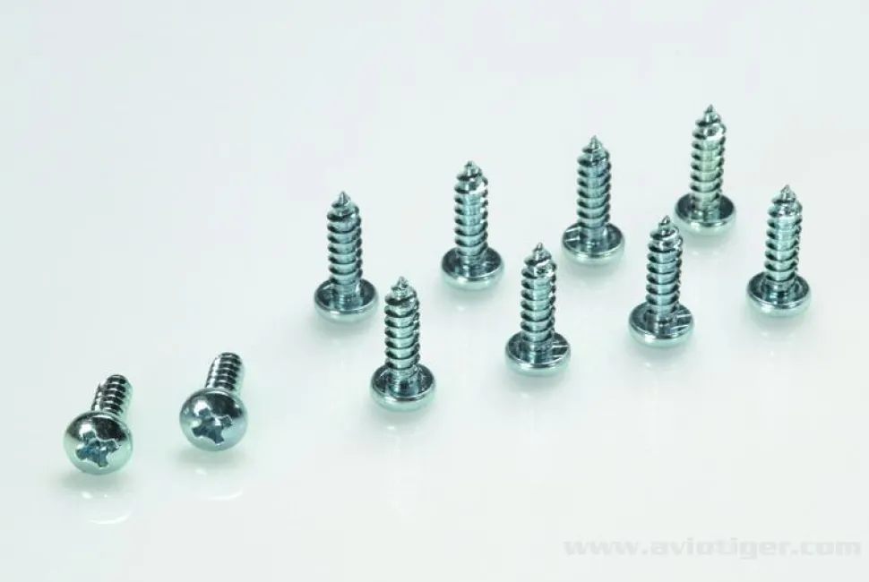 Vis Bombe Taraud 2.9X9.5 Acier (10) - GF-0175-002 - Gforce