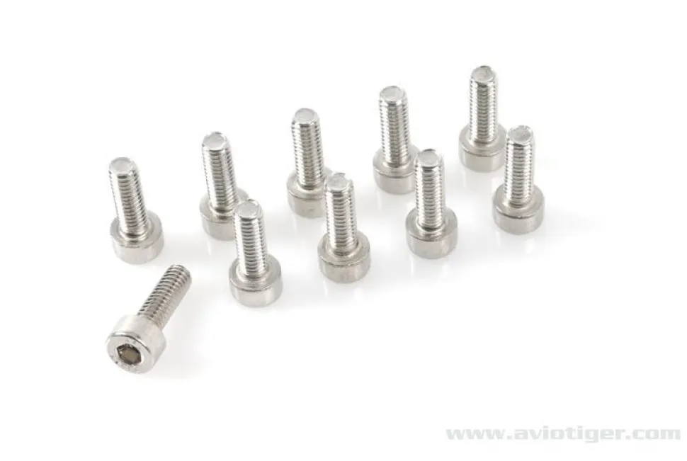 Vis Cyl 6 Pan M4X10 Inox (10) - GF-0200-015 - Gforce