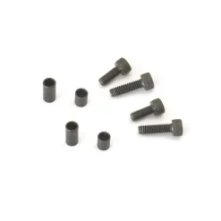Vis et entretoises de fixation de fusee avant STR8 - HobbyTek - HOBBYTECH
