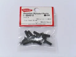 Vis métal M4x12 (10) Tête fraisée / 1168 - Kyosho
