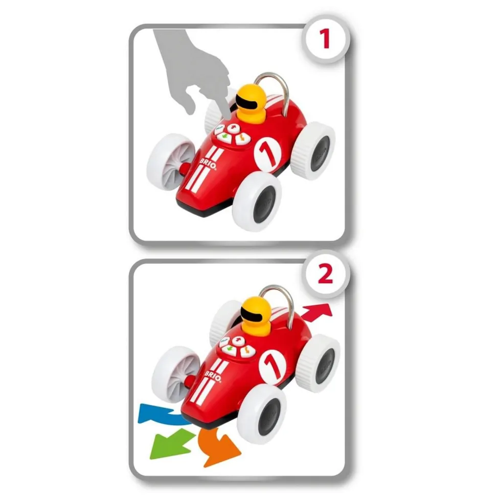 VOITURE DE COURSE RADIOCOMMANDEE : PLAY AND LEARN - Brio