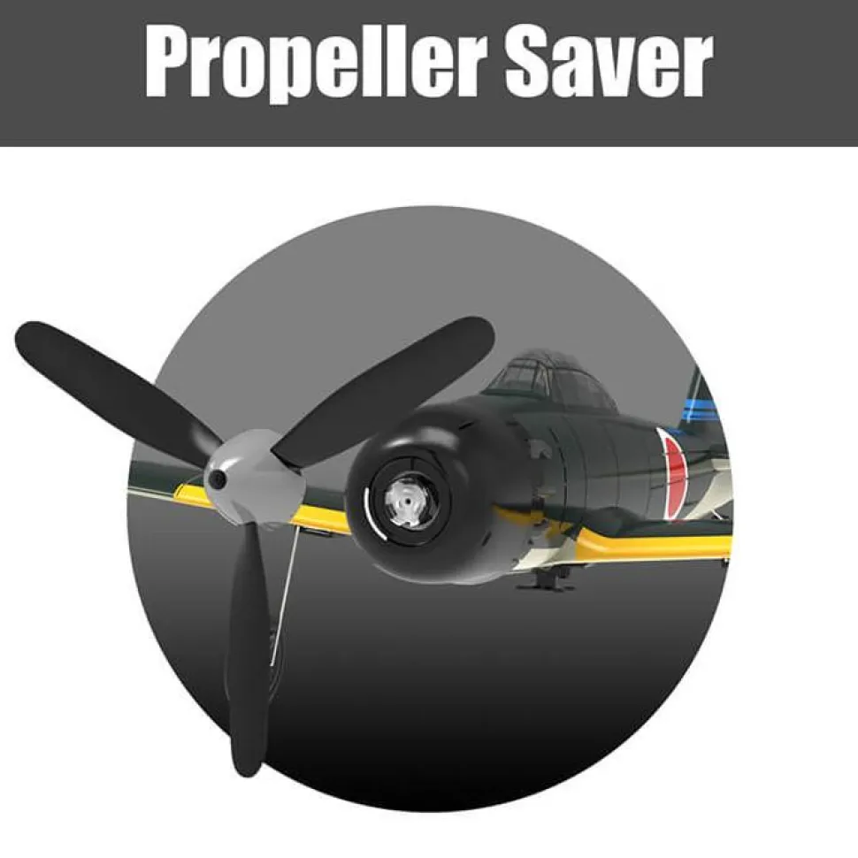 VOLANTEX Mitsubishi Zero 4CH 317mm Brushed avec Gyro EPP RTF - Volantex