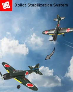 VOLANTEX Mitsubishi Zero 4CH 317mm Brushed avec Gyro EPP RTF - Volantex