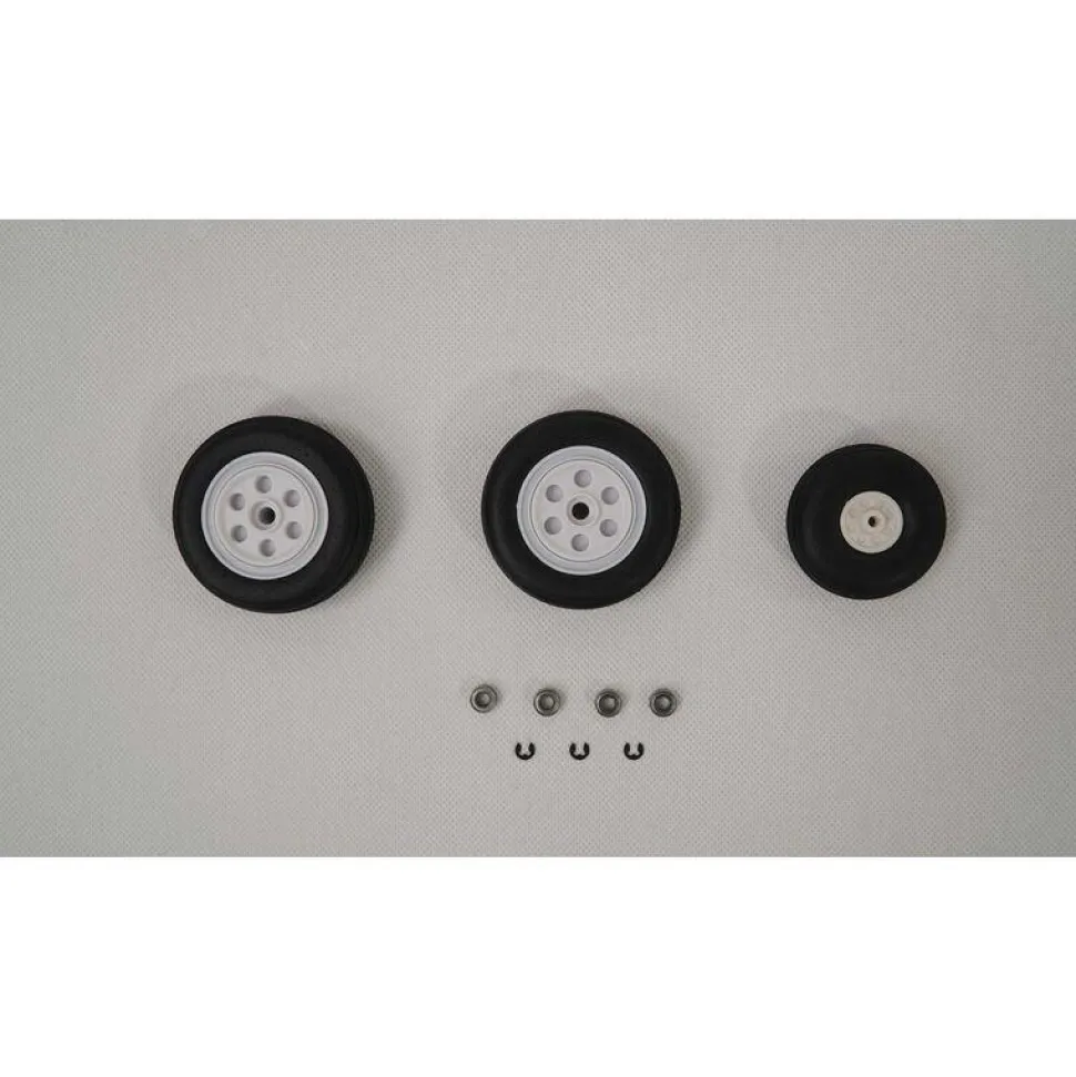 Wheel Set: F-16 Falcon-Gray 80mm EDF - E-flite