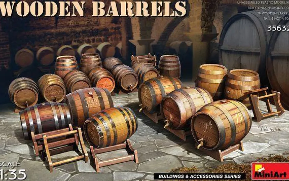 Wooden Barrels - 1:35e - MiniArt - Mini Art